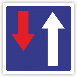 Znak drogowy Tablica informacyjna D5 -znak informacyjny 40x40cm